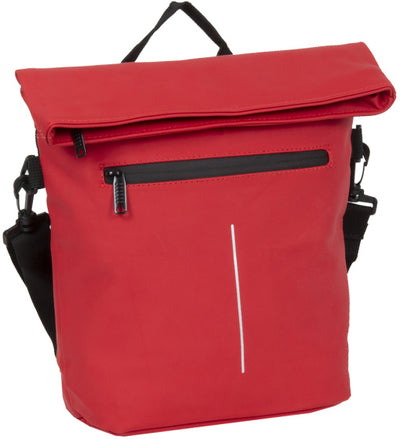 Agua para bicicleta -Bolsa de manillar repelente con correa de hombro 6l rojo