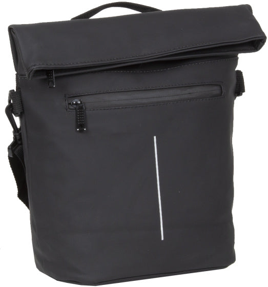 Bike splash waterafstotende stuurtas met schouderhengsel 6l zwart