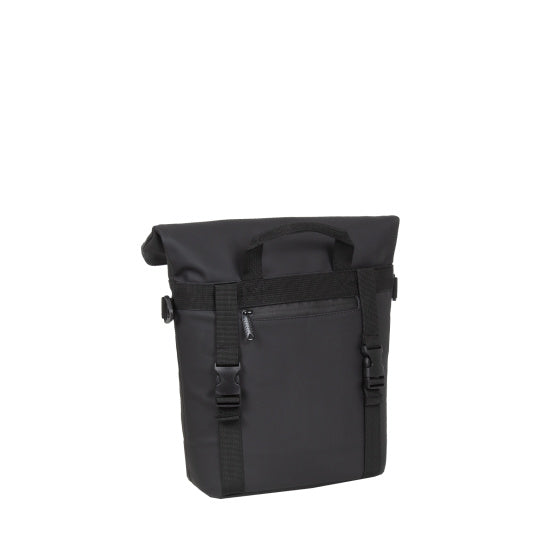 Bike splash waterafstotende stuurtas met schouderhengsel 6l zwart