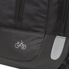 Bike wave fietsrugzak dubbele fietstas nylon 20l zwart