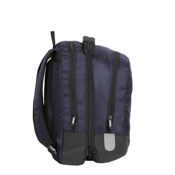 Bike wave fietsrugzak dubbele fietstas nylon 20l navy