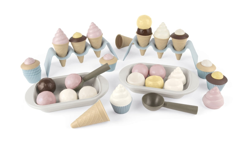 Set de cupcakes y helados de bioplástico Dantoy