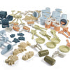 Set sabbia grande Dantoy in bioplastica (76 pezzi)