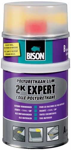 Bison 2k expert polyurethaanlijm set 900g*4 nlfr - 6302258 - 6302258