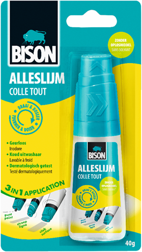 Bison alleslijm ov draai doseer flacon | 40 g - 65886