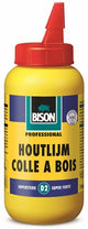 Bison original pegamento para madera botella 750 gramos - pegamento para madera blanco de alta calidad, resistente a la humedad, se seca transparente, sin disolventes, se puede pintar, d2, más resistente que la madera