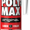 Bison 1029804 - b.poly max® tubo 425 g blanco | 3 piezas