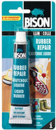 Bison rubber repair tube 50 ml, reparatiepasta, beschermen, waterdichtmaken, sterk, blijvend flexibel, temperatuurbestendig van - 40°c tot + 120°c, makkelijk in gebruik