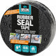 Bison rubber seal tape rol 5 meter x 7,5 cm - direct repareren, sterke reparatietape, direct 100% waterdicht, blijvend elastisch, binnen en buiten, repareren, afdichten, verbinden, beschermen