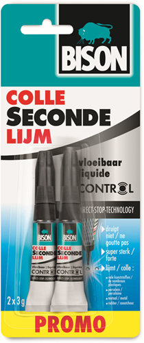 Bison superpegamento liquido control 3 gr