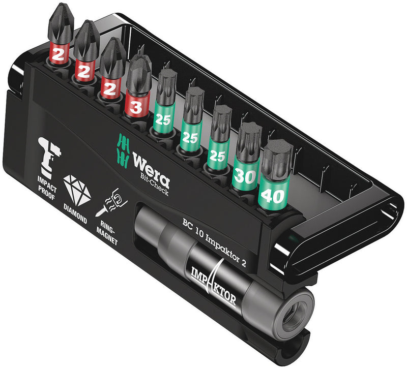 Wera bit-check 10 impaktor 2