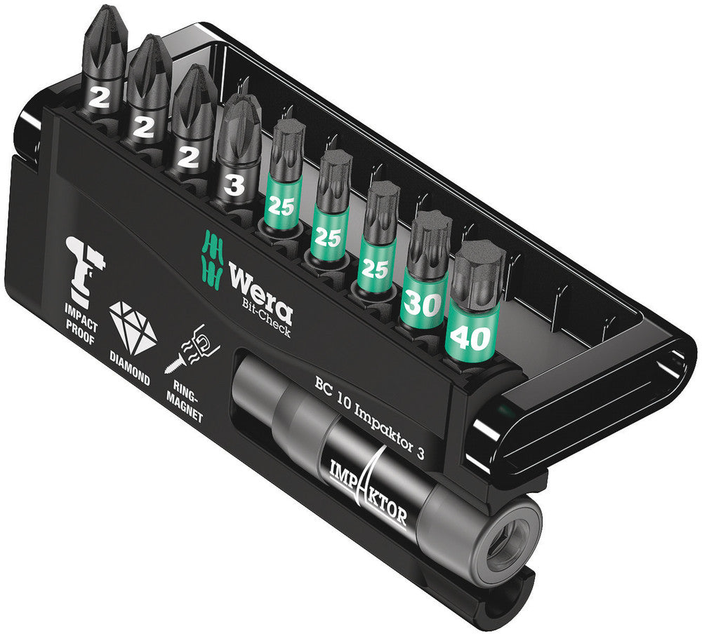 Wera bit-check 10 impaktor 3
