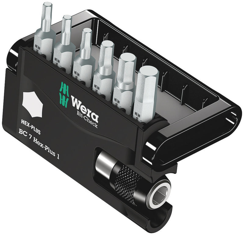 Wera bit-check 7 hex-plus 1, 7 -pezzo - 1 pezzo(i) - 05056168001