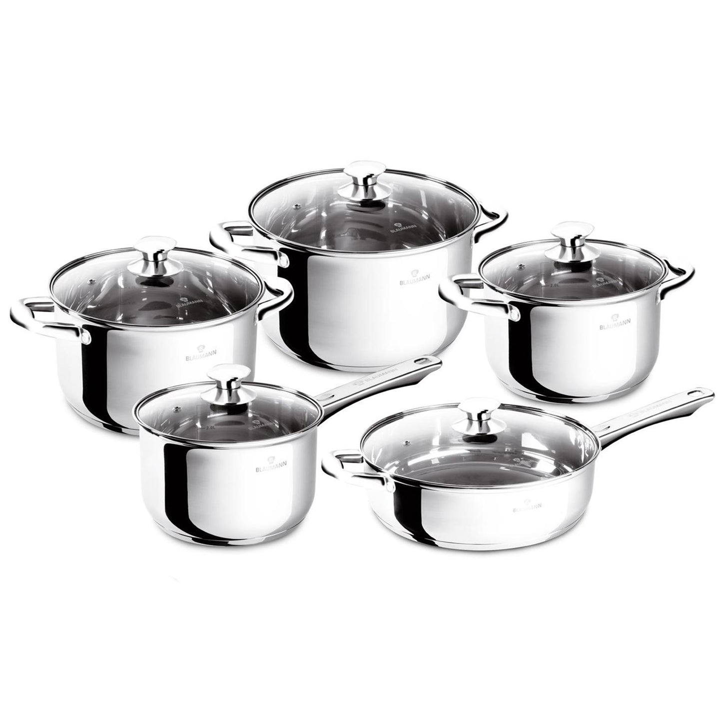 Set di padelle Blaumann linea gourmet 10 pezzi