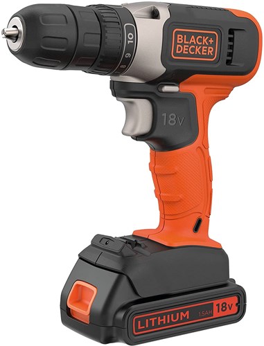 Black+decker bcd001c1 | Trapano avvitatore 18v 1,5ah - bcd001c1-qw