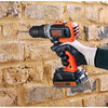 Black+decker bcd003me2k 18v 2x2.5ah schroefklopboormachine in koffer | 2x 18v 2.5ah accu's | 1a lader | in koffer - bcd003me2k-qw