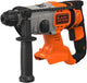 Taladro percutor Black+Decker BCD900B 18V 1.2J SDS+ | sin batería | mango lateral | parada profunda | Taladro para hormigón de 6 mm - bcd900b-xj