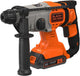 Black+decker bcd900e2k 18v 2x2.5ah 1.2j sds+ boorhamer | 2x 18v 2.5ah accu's + 1a lader | in koffer - bcd900e2k-qw