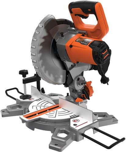 Sierra tronzadora e ingletadora black+decker bes702 1500w 216mm | 1x hoja de sierra 24 dientes de carburo | bolsa para el polvo - bes702-qs