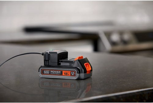 Black+decker lithium ion sliding battery 18v. 2.0ah - bl2018-xj
