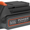 Black+decker lithium ion sliding battery 18v. 2.0ah - bl2018-xj