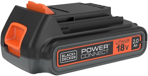 Black+decker lithium ion sliding battery 18v. 2.0ah - bl2018-xj