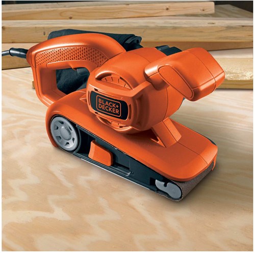 Black+decker ka86 720w 75x457mm bandschuurmachine | stofzak - ka86-qs