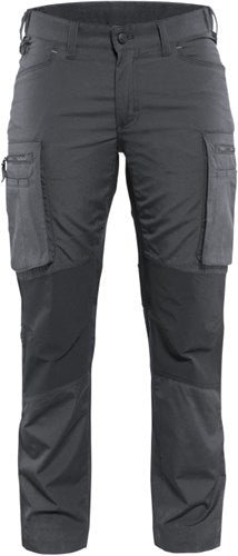 Blåkläder pantalones de trabajo de servicio para mujer elásticos 71591845 | gris oscuro negro | talla 40 - 7330509465493