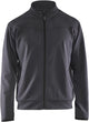 Blåkläder service sweatshirt met rits 33622526 | medium grijs zwart | maat l - 7330509685044
