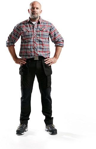 Pantalón de trabajo de servicio Blåkläder elástico 14691845 | negro | talla 52 - 7330509509197