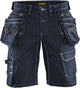 Blåkläder short denim stretch x1900 19921141 | marineblauw zwart | maat 44 - 7330509554357