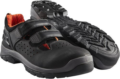 Sandalia de seguridad Blåkläder 2449 s1 baja | naranja negro | talla 42 - 00.183.003.42