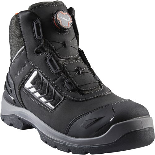 Scarpa antinfortunistica Blåkläder 2453 s3 boa alta | nero arancione | misura 45 - 00.183.007.45