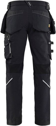 Blåkläder werkbroek 4-weg stretch x1900 19981644 | zwart | maat c46 - 7330509657737