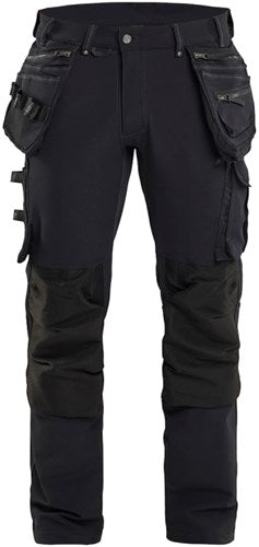 Blåkläder werkbroek 4-weg stretch x1900 19981644 | zwart | maat c46 - 7330509657737