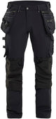Blåkläder werkbroek 4-weg stretch x1900 19981644 | zwart | maat c46 - 7330509657737