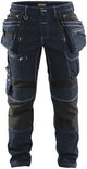 Blåkläder werkbroek denim stretch x1900 19901141 | zwart | maat c44 - 7330509532126