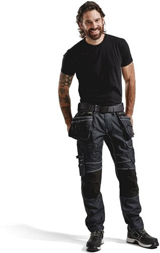 Blåkläder werkbroek denim stretch x1900 19901141 | zwart | maat c60 - 7330509532201