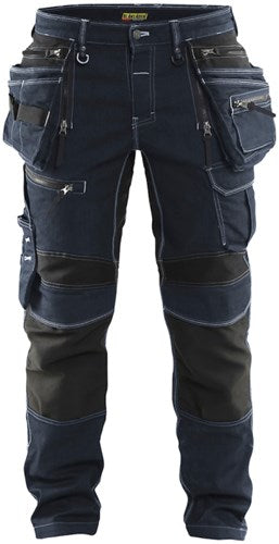 Blåkläder werkbroek denim stretch x1900 19901141 | zwart | maat c60 - 7330509532201