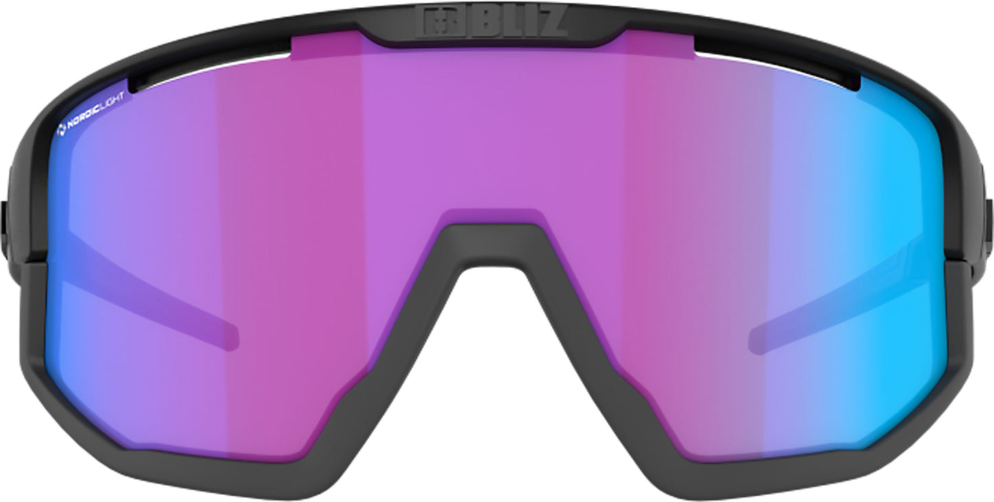 Bliz visión nanoóptica | nordic light begonia violeta w azul multi - gafas deportivas