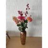 Roberts collection cono de hortensia de flor artificial 75cm naranja