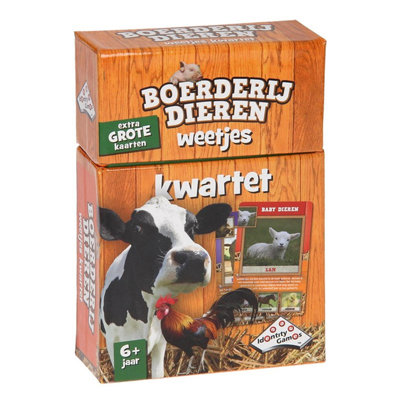 BoosterBox Identity Games Farm Dieren Facts Quartet 02265