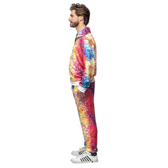 Boland Disco Dude Track Situit Men Tamaño multicolor l