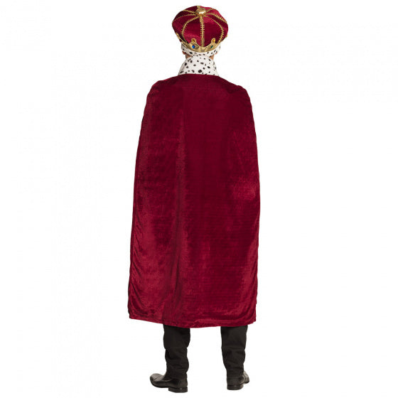 Boland Kostuumset Majesteit unisex polyester rood one-size