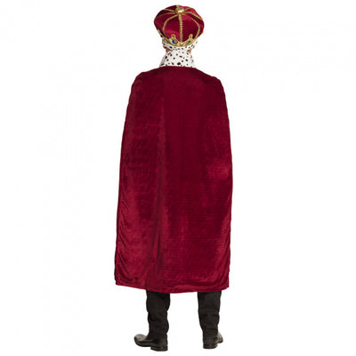 Boland costum set majesteit unisex poliestere rosso unico