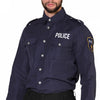 Boland Politieblouse Polyester Heren Donkerblauw maat 50-52
