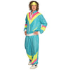 Boland Retro Tracksuit maschile Polyester Blue Times XL