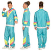 Boland Retro Tracksuit maschile Polyester Blue Times XL