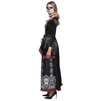 Boland señora adriana halloween kostuum dames zwart rood maat 44 46