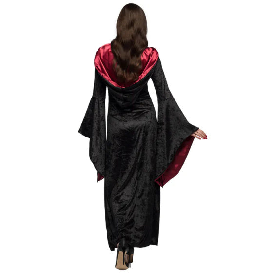 Boland Vampire mistress kostuum dames zwart.rood maat 40 42 (M)